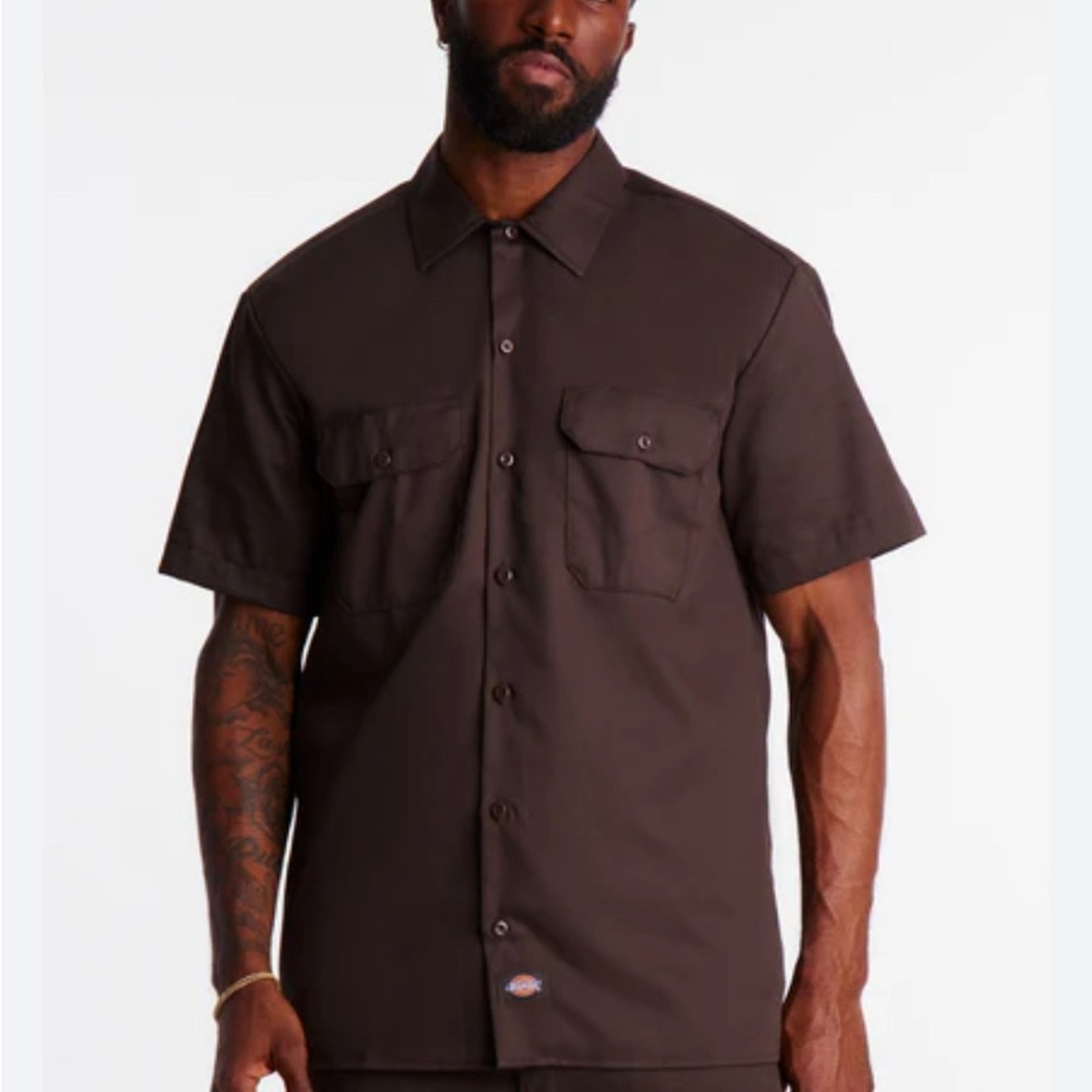 Men’s Dickies short sleeve work shirt size 3XL cotton& polyester blend
